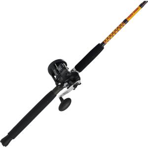 image:imageUgly Stik Bigwater Conventional Reel and Fishing Rod ComboBlackRedYellow