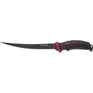 image:imageUgly Stik Ugly Tools 9 Inch Flex Knife for Fishing Fishing Fillet Knife for Anglers Sharp Trailing Point Serrated Stainless Steel Blade NonSlip Grip HandleBlack