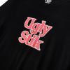 image:imageUgly Stik Logo Short Sleeve TShirt CottonPoly Blend Mens Classic Fit Fishing Shirts for MenBlack