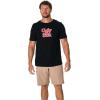 image:imageUgly Stik Logo Short Sleeve TShirt CottonPoly Blend Mens Classic Fit Fishing Shirts for MenBlack