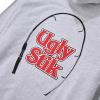 image:imageUgly Stik Mens Ugly Stik Bent Rod Fleece Logo HoodieLight Grey Heather