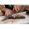 image:imageUgly Stik Ugly Tools Utility Knife for Fishing Red and Black Fixed Tanto Partially Serrated Stainless Steel Blade NonSlip Grip Handle Includes Line Cutter