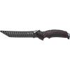 image:imageUgly Stik Ugly Tools Utility Knife for Fishing Red and Black Fixed Tanto Partially Serrated Stainless Steel Blade NonSlip Grip Handle Includes Line Cutter