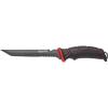 image:imageUgly Stik Ugly Tools Utility Knife for Fishing Red and Black Fixed Tanto Partially Serrated Stainless Steel Blade NonSlip Grip Handle Includes Line Cutter