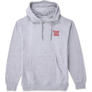 image:imageUgly Stik Mens Ugly Stik Bent Rod Fleece Logo HoodieLight Grey Heather
