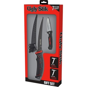 image:imageUgly Stik Tools Fishing Fillet Knife and Pocket Knife Gift Set Black 7